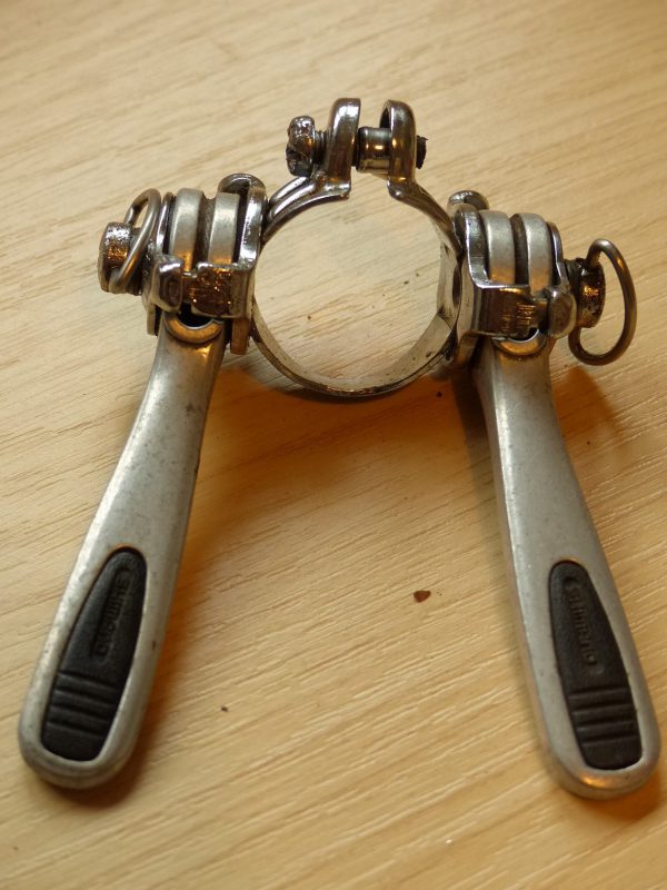 Vintage band-on double gear shifter