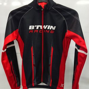 BTwin youth's junior windproof winter cycling jacket