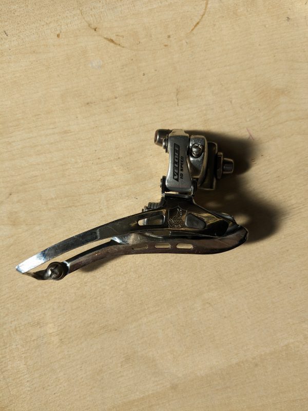 Pre-owned Campagnolo Veloce 10-speed braze-on front derailleur mech