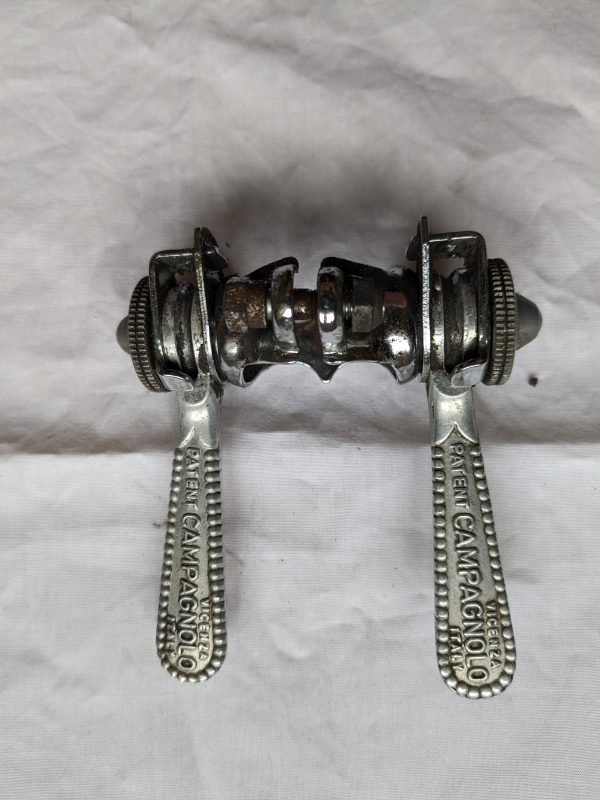 Vintage Campagnolo double down tube gear shift levers
